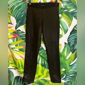 Victoria Secret 6/8 Brown Extra Slim Faux Leather Ankle Fall Spring Leggings